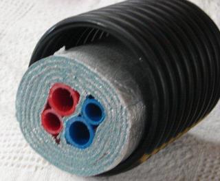 Underground PEX Plumbing Feed/Return Combo Pipe Medium Grade Underground PEX Plumbing Feed/Return Combo Pipe Medium Grade