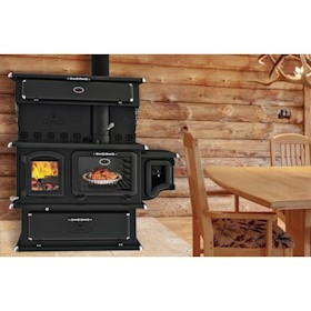 J.A Roby Chief Wood Cook Stove w/Side Water Reservoir J.A Roby Chief Wood Cook Stove w/Side Water Reservoir