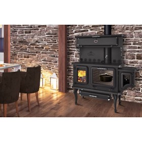 J.A. Roby Cicero Wood Cook Stove w/ Side Water Reservoir J.A. Roby Cicero Wood Cook Stove w/ Side Water Reservoir