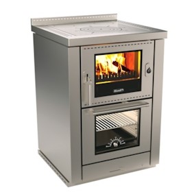 Rizzoli ML60 Classic Wood Cook Stove - Stainless Steel Rizzoli ML60 Classic Wood Cook Stove - Stainless Steel